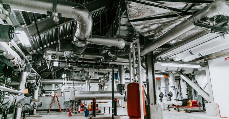 Commercial HVAC system installed by Conditioned Air Systems