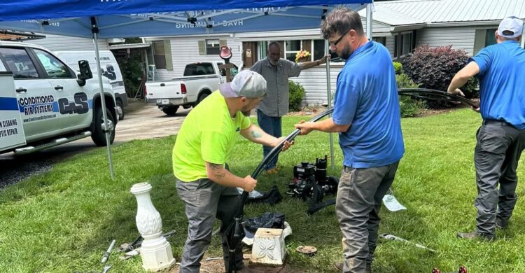 plumbing drain work